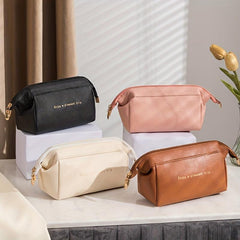 Minimalist Zipper Makeup Pouch Lightweight Carry On Bag