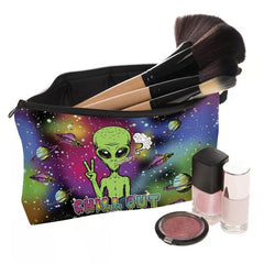 Alien Cosmetic Bag Portable Travel Toiletry Storage Purse