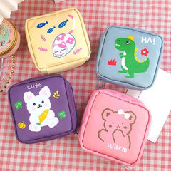 Portable Sanitary Napkin Bag with Zipper