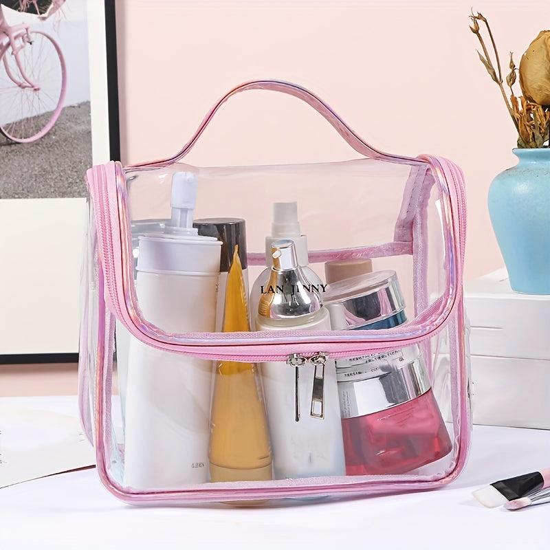 Transparent Makeup Handbag Lightweight Versatile Toiletry Wash Bag
