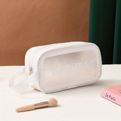Waterproof Transparent Cosmetic Bag Large Capacity Makeup Bag Clear Toiletry Bag