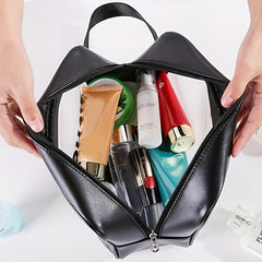 Waterproof Transparent Cosmetic Bag Large Capacity Makeup Bag Clear Toiletry Bag