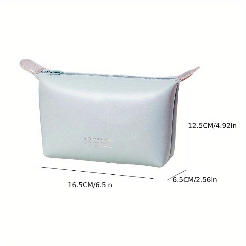 Large Capacity Cosmetic Bag Zipper Toiletry Wash Pouch