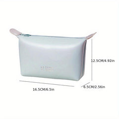 Large Capacity Cosmetic Bag Zipper Toiletry Wash Pouch