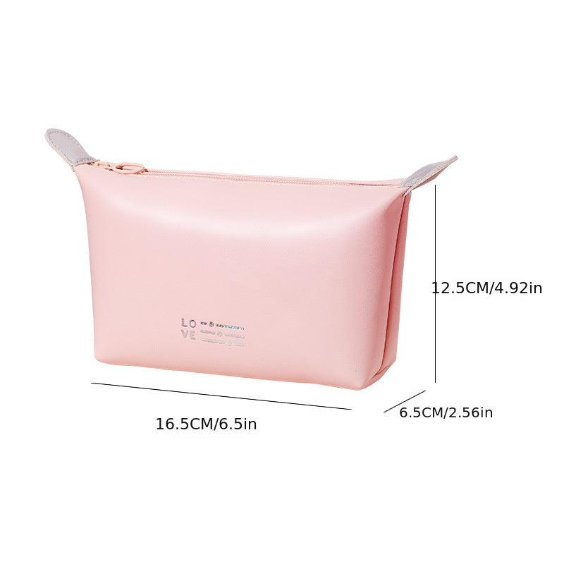 Large Capacity Cosmetic Bag Zipper Toiletry Wash Pouch