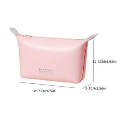 Large Capacity Cosmetic Bag Zipper Toiletry Wash Pouch