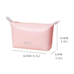 Large Capacity Cosmetic Bag Zipper Toiletry Wash Pouch