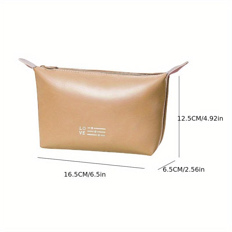 Large Capacity Cosmetic Bag Zipper Toiletry Wash Pouch