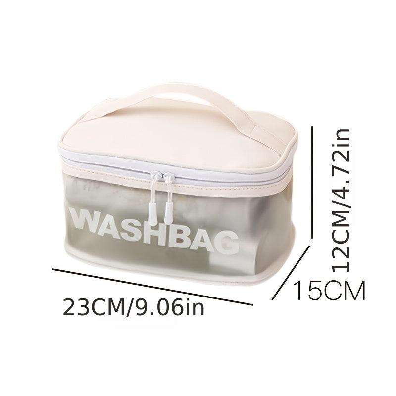 Large Capacity Transparent Cosmetic Bag Travel Waterproof Storage