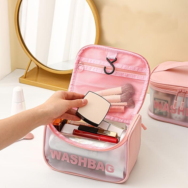 Large Capacity Transparent Cosmetic Bag Travel Waterproof Storage