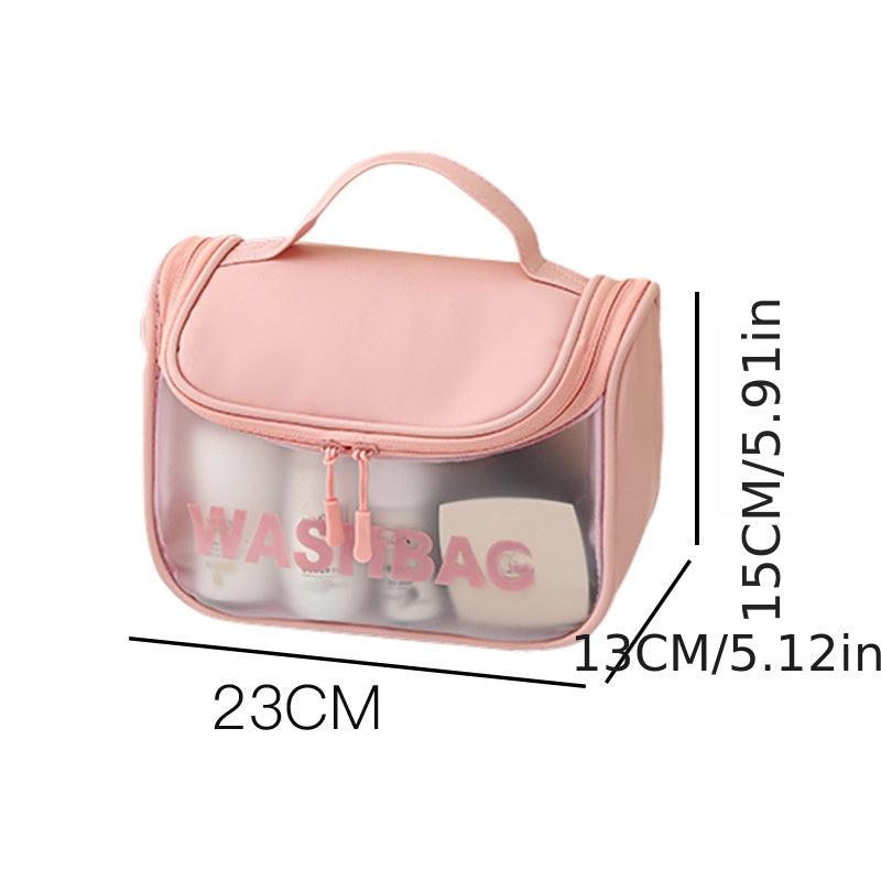 Large Capacity Transparent Cosmetic Bag Travel Waterproof Storage