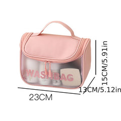 Large Capacity Transparent Cosmetic Bag Travel Waterproof Storage