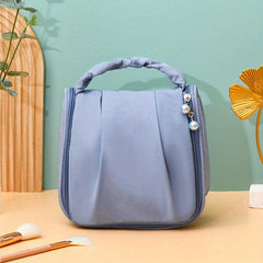 Hangable Pleated Cosmetic Bag Waterproof Makeup Bag