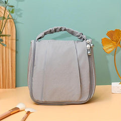 Hangable Pleated Cosmetic Bag Waterproof Makeup Bag