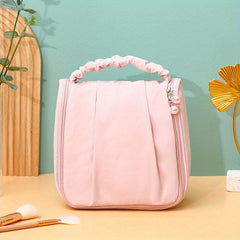 Hangable Pleated Cosmetic Bag Waterproof Makeup Bag