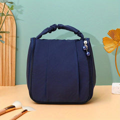 Hangable Pleated Cosmetic Bag Waterproof Makeup Bag