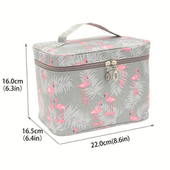 Large Capacity Cosmetic Bag Zipper Makeup Organizer Toiletry Wash Bag