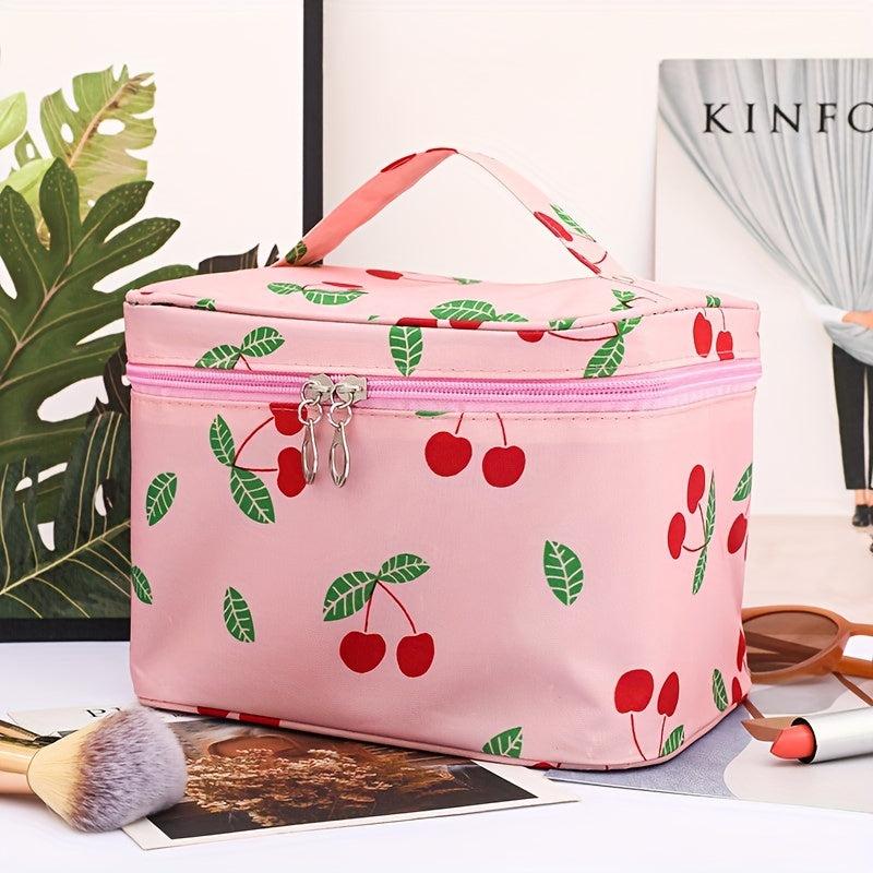 Large Capacity Cosmetic Bag Zipper Makeup Organizer Toiletry Wash Bag