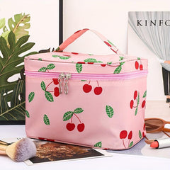 Large Capacity Cosmetic Bag Zipper Makeup Organizer Toiletry Wash Bag