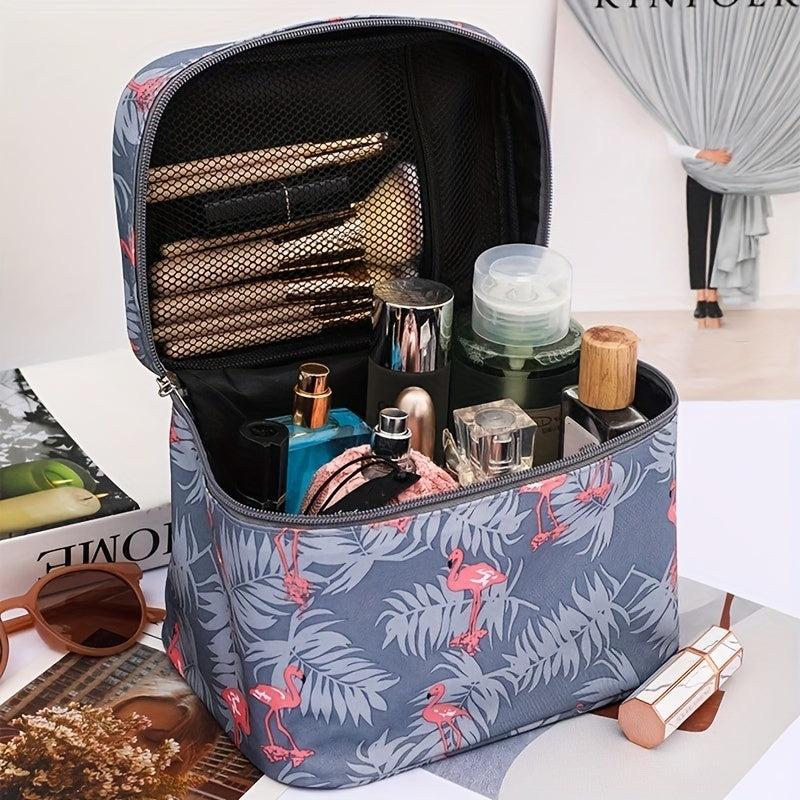 Large Capacity Cosmetic Bag Zipper Makeup Organizer Toiletry Wash Bag