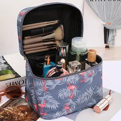 Large Capacity Cosmetic Bag Zipper Makeup Organizer Toiletry Wash Bag