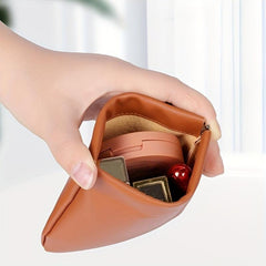 Mini Minimalist Coin Purse Clutch Wallet Lightweight Earphone Bag