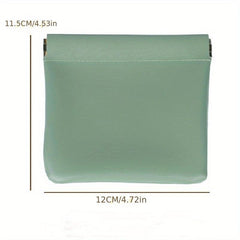 Mini Minimalist Coin Purse Clutch Wallet Lightweight Earphone Bag