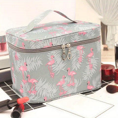 Cartoon Print Makeup Zipper Handbag Toiletry Wash Bag Cosmetic Bag