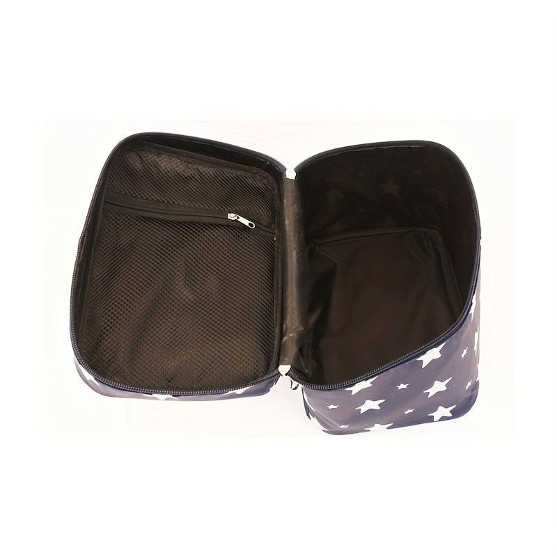 Cartoon Print Makeup Zipper Handbag Toiletry Wash Bag Cosmetic Bag