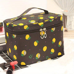 Cartoon Print Makeup Zipper Handbag Toiletry Wash Bag Cosmetic Bag