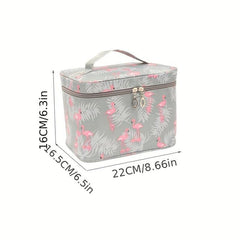 Cartoon Print Makeup Zipper Handbag Toiletry Wash Bag Cosmetic Bag
