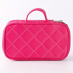 Double Layer Cosmetic Handbag Lightweight Travel Storage Bag