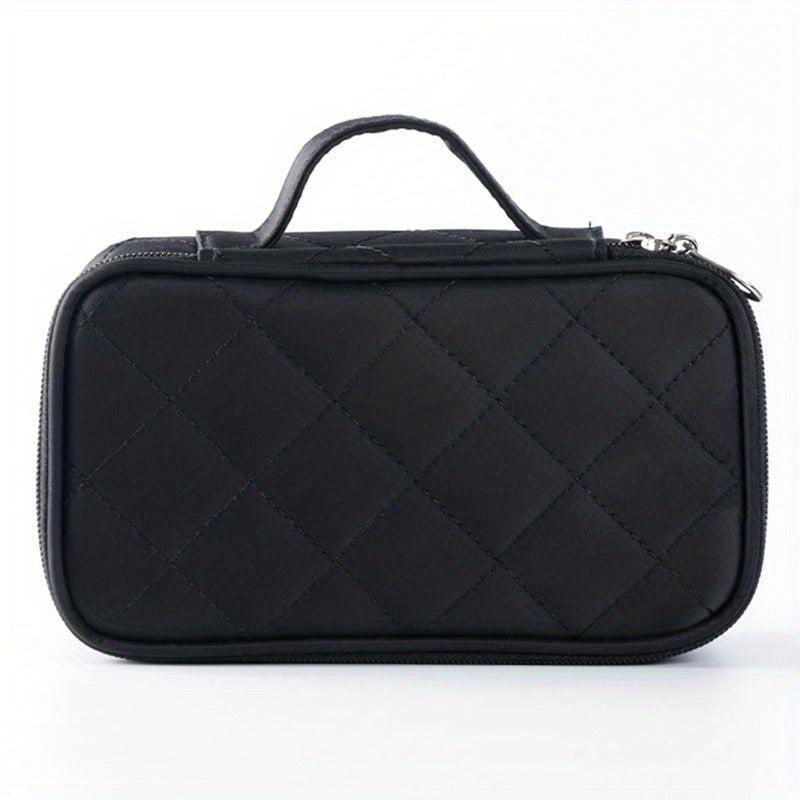 Double Layer Cosmetic Handbag Lightweight Travel Storage Bag
