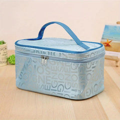 Cosmetic Organizer Travel Toiletry Bag Makeup Box With Handle