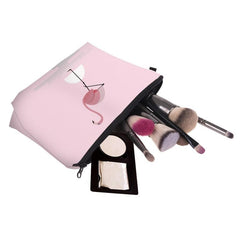 Flamingo Print Cosmetic Bag Makeup Organizer