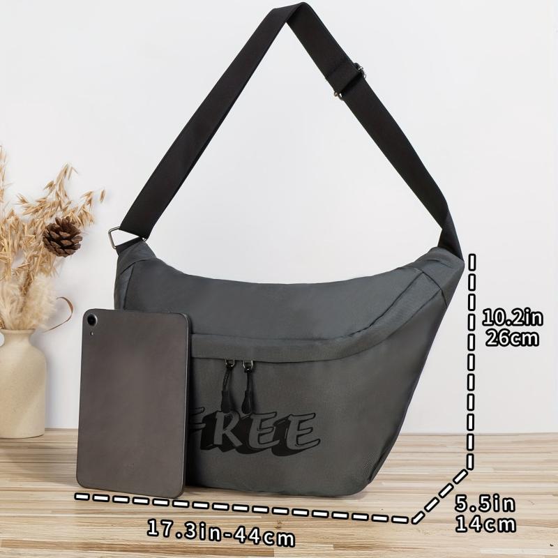 Casual Large Capacity Crossbody Bag Outdoor Messenger Bag