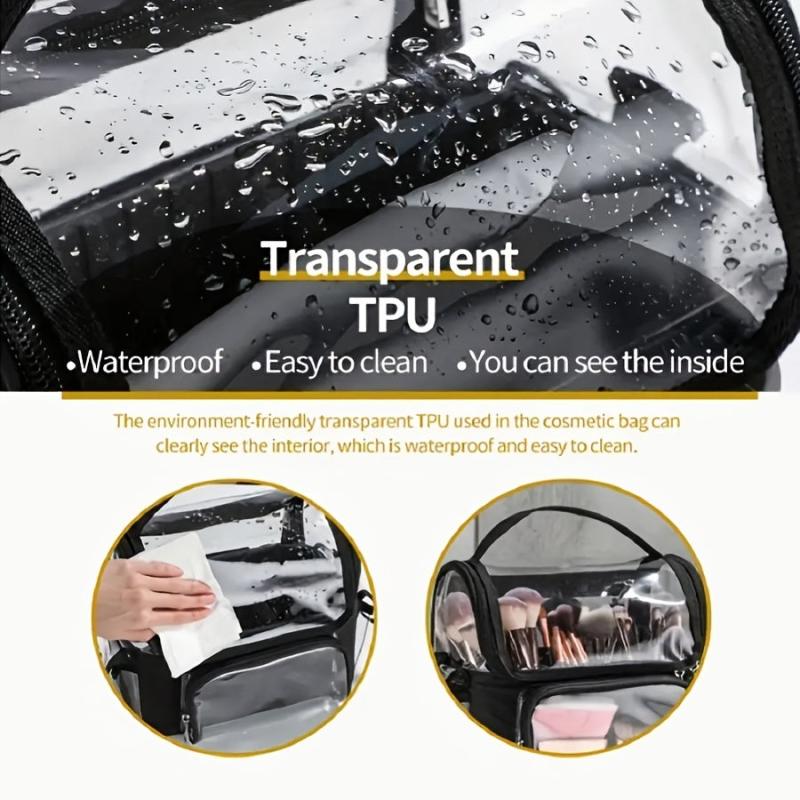 Transparent Makeup Organizer Waterproof Toiletry Wash Bag