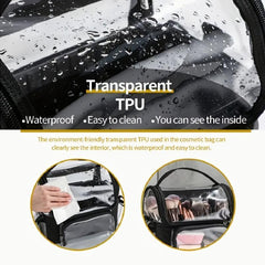 Transparent Makeup Organizer Waterproof Toiletry Wash Bag