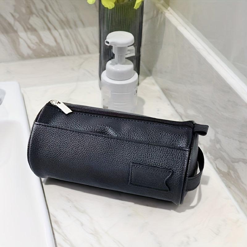 Waterproof Cylinder Storage Bag Barrel Toiletry Makeup Bag