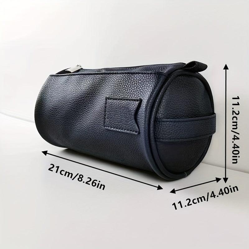 Waterproof Cylinder Storage Bag Barrel Toiletry Makeup Bag