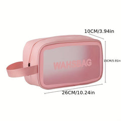 Makeup Zipper Bag Waterproof Cosmetic Bag Toiletry Wash Bag