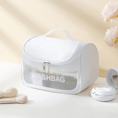 Portable Travel Cosmetic Bag Toiletry Wash Bag Zipper Waterproof Makeup Handbag