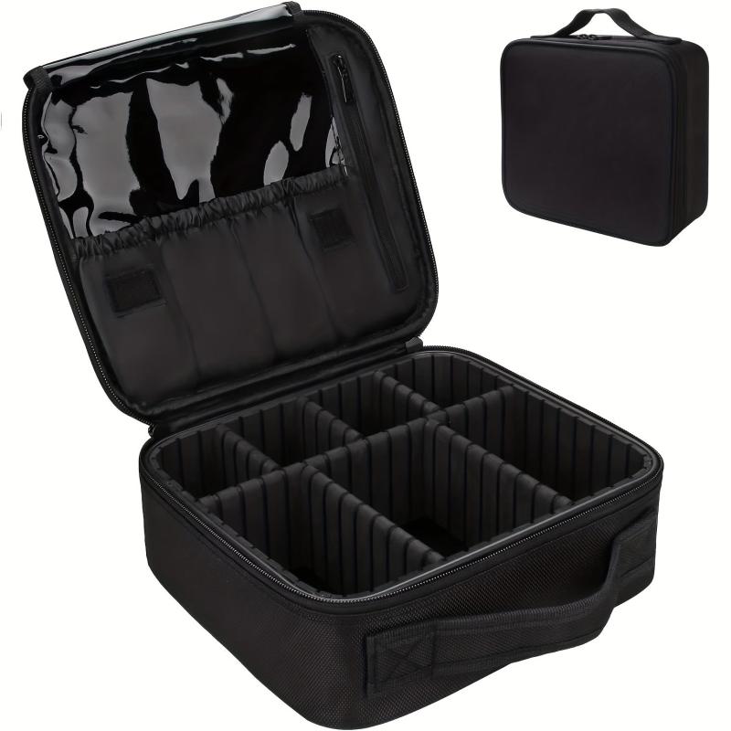 Travel Cosmetic Case Adjustable Dividers Makeup Storage Bag