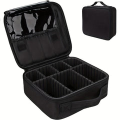 Travel Cosmetic Case Adjustable Dividers Makeup Storage Bag