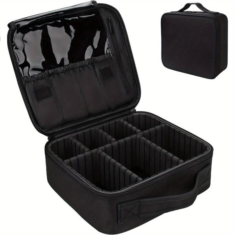 Travel Cosmetic Case Adjustable Dividers Makeup Storage Bag