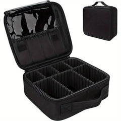 Travel Cosmetic Case Adjustable Dividers Makeup Storage Bag