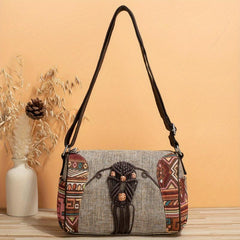 Handcraft Braided Adjustable Strap Shoulder Crossbody Bag