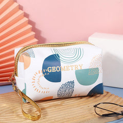 Colorful Printed Cosmetic Bag Portable Travel Storage Pouch
