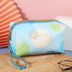 Colorful Printed Cosmetic Bag Portable Travel Storage Pouch
