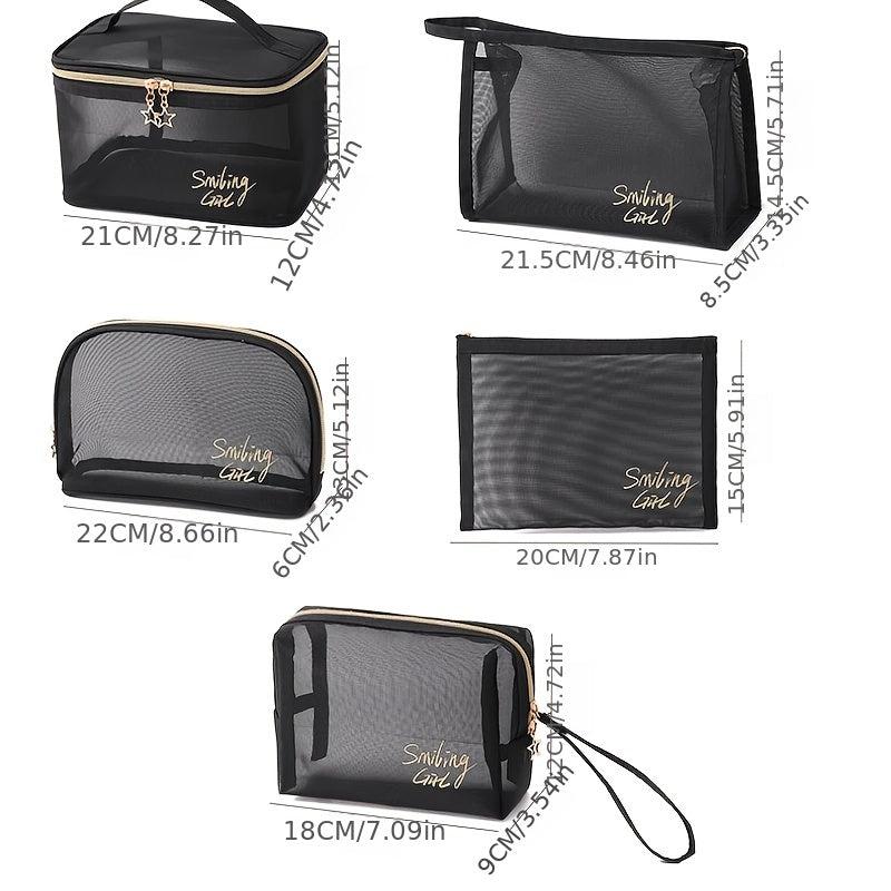 Portable Mess Cosmetic Storage Bag Lightweight Toiletry Wash Bag